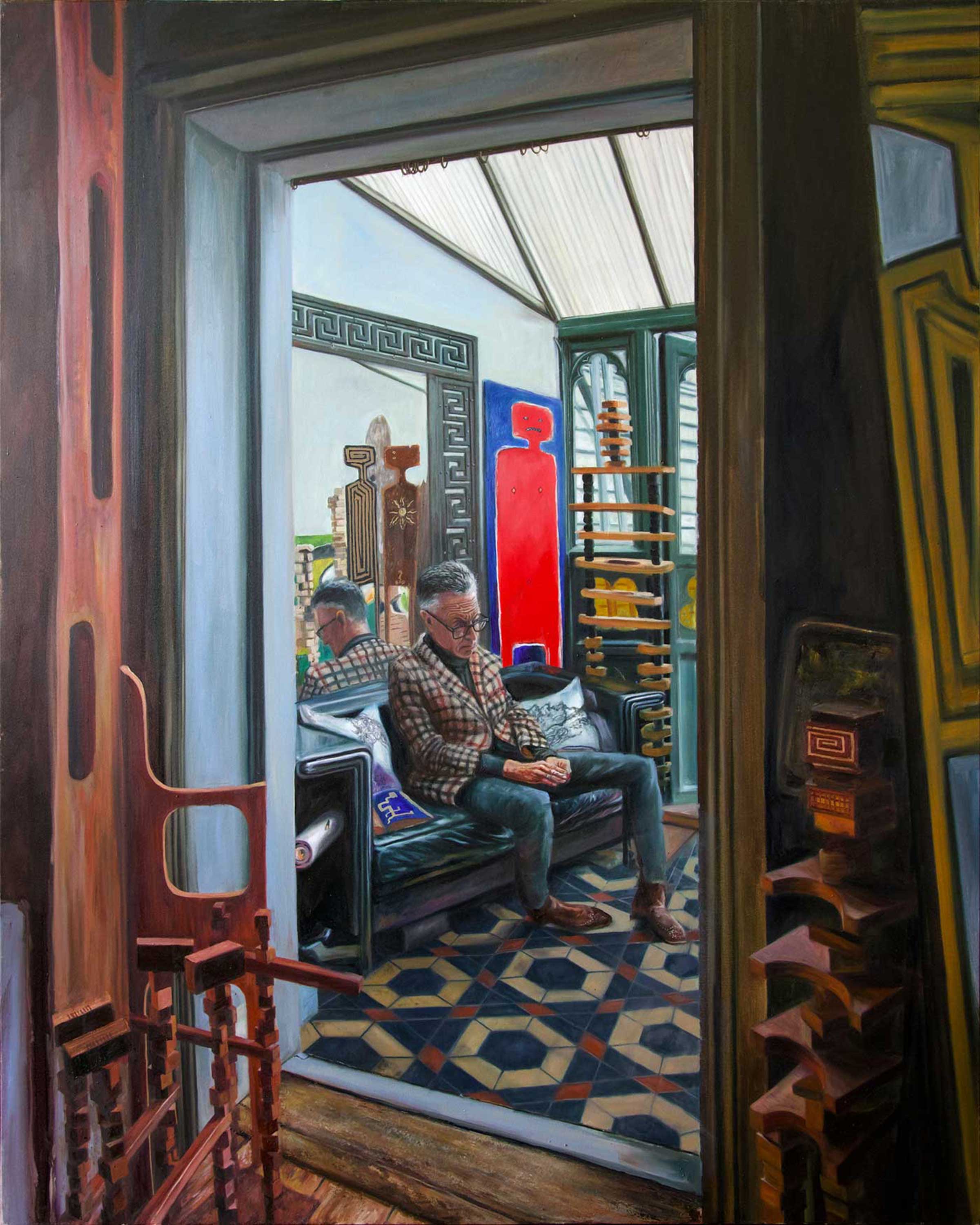 Ian Parmiter Interior: Oil on Canvas