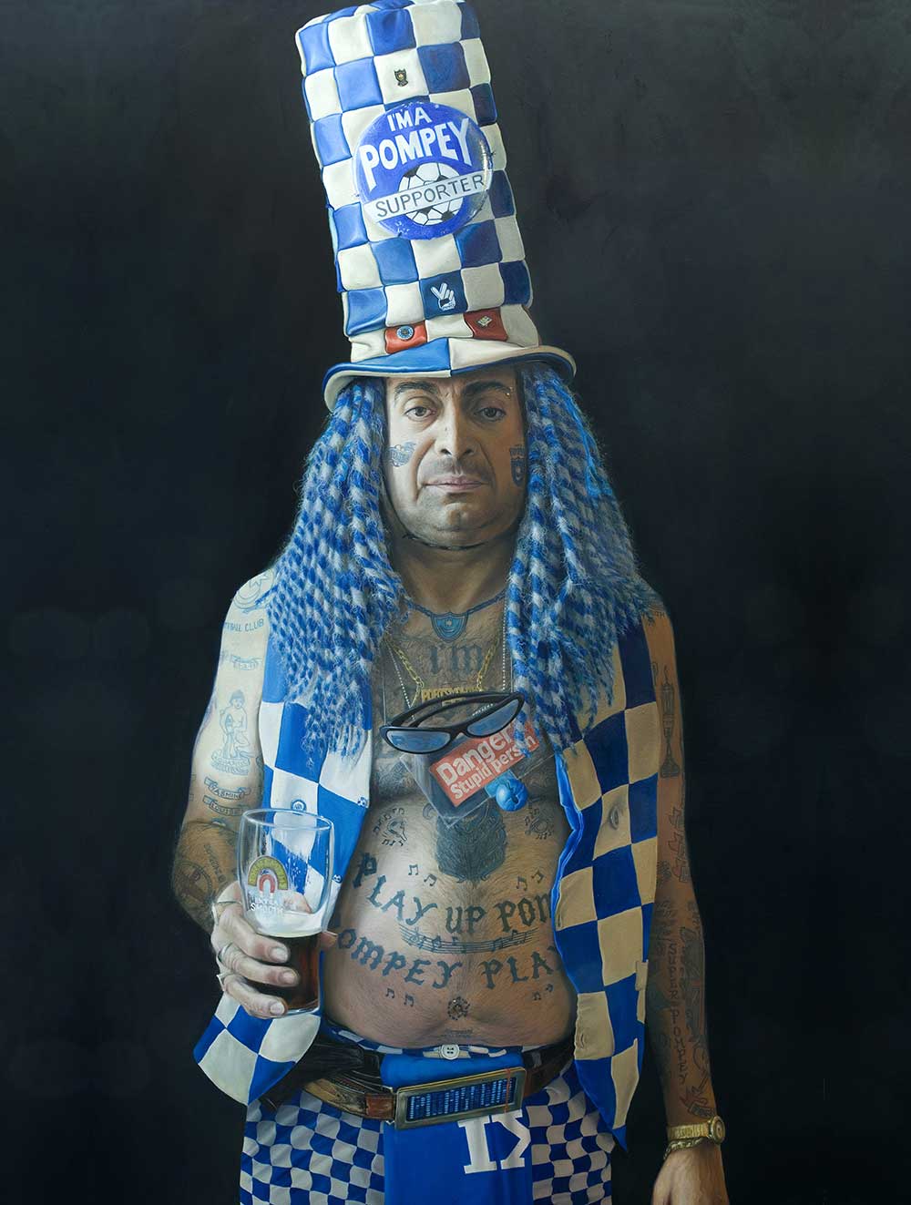 John Portsmouth Footbal Club Westwood: Oil on Canvas. Exhibited at the National Portrait Gallery, BP Awards 2009.